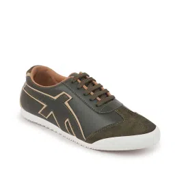 Fausto Men's Olive Casual Sneakers image 3