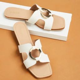 Code by Lifestyle Women's White Casual Sandals-picture-21