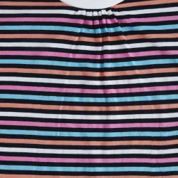 Pantaloons Junior Multicolor Cotton Striped T-Shirt image 3