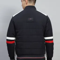 Monte Carlo Navy Blue Regular Fit Quilted Jacket image 2