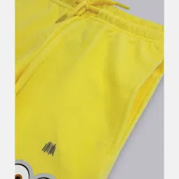 Kidsville Yellow Printed Joggers image 3
