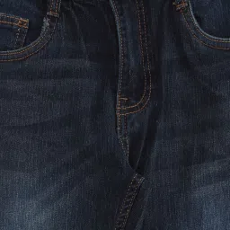 Pantaloons Junior Blue Embroidered Jeans image 3
