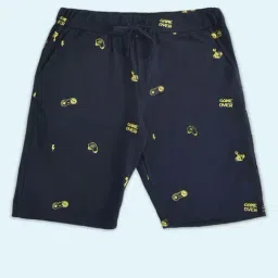 Pantaloons Baby Kids Navy Cotton Printed Shorts-image-91