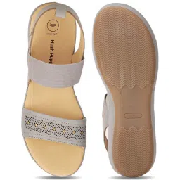 Hush Puppies by Bata Women's Grey Ankle Strap Sandals image 3