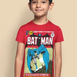 Kidsville Red Printed T-Shirt image 3