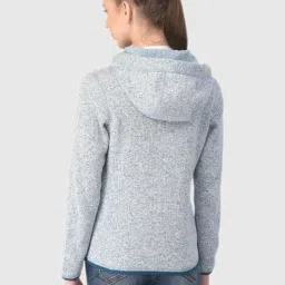 Woodland Grey Self Print Hoodie image 2