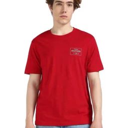 Tommy Hilfiger Medium Red Logo Regular Fit T-Shirt-picture-15