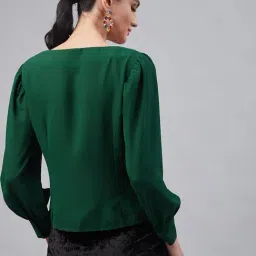 Rare Green Floral Print Shirt image 2