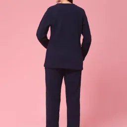 Sweet Dreams Blue Regular Fit Applique Pyjama set image 2