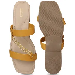 Inc.5 Women's Mustard Casual Sandals image 3