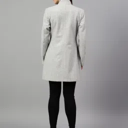 Cantabil Grey Regular Fit Long Coat image 2