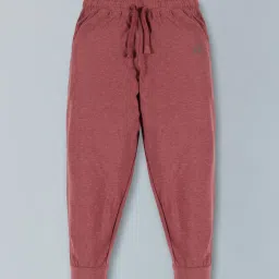 Kiddopanti Kids Red & Orange Cotton Regular Fit Trackpants (Pack of 2) image 5