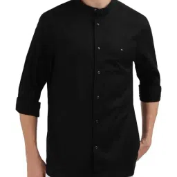 Tommy Hilfiger Black Regular Fit Shirt-image-26