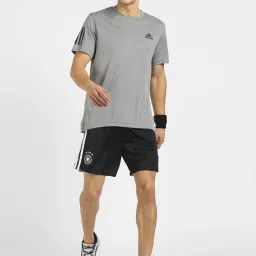 adidas Grey Round Neck Sports T-Shirt image 5
