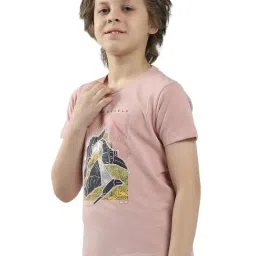 Monte Carlo Boys Pink Printed T-Shirt image 3