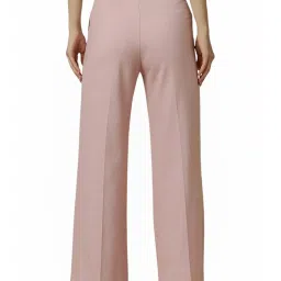Allen Solly Pink Plain Trousers image 2