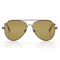 Shisen Fox Green UV Protection Aviator Unisex Sunglasses image 2