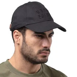 Royal Enfield Black Solid Baseball Cap image 5