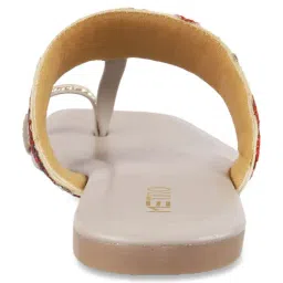 Metro Women's Grey Toe Ring Sandals image 5