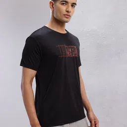 HRX by Hrithik Roshan Men Brand Logo Printed Rapid-Dry Training T-shirt image 3