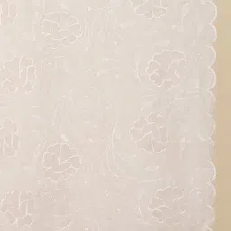 Dupatta Bazaar Floral Embroidered Threda Work Chanderi Dupatta image 3