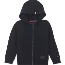 Tommy Hilfiger Kids Navy Solid Hoodie-picture-37