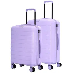 Nasher Miles Vienna Hard-Sided Luggage Set of 2 Purple Trolley Bag (55 & 65 cm)-picture-10