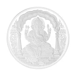 Malabar Gold and Diamonds Ganesh Plain 999 Silver 100g Silver Coin-picture-37