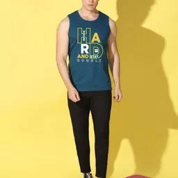 WOOSTRO Men Typography 2 Printed Raw Edge Slim Fit T-shirt image 5