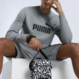 Puma Black Academy Printed Cross Body Bag image 4