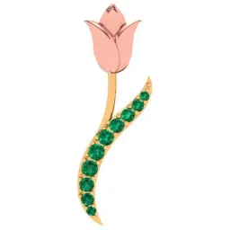 P.C. Chandra Jewellers 18k Yellow Gold Rosy Motif Pendant-picture-23