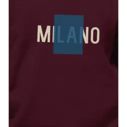 HELLCAT Wine Printed Full Sleeves T-Shirt image 5