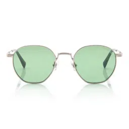 Shisen Fox Green UV Protection Round Unisex Sunglasses-picture-42