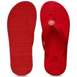 Neemans Men's Red Flip Flops image 5