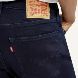Levi's 512 Navy Slim Fit Jeans image 5