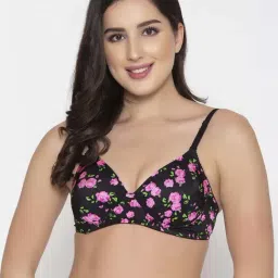 Clovia Black Printed T-Shirt Bra-picture-30
