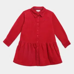 Tommy Hilfiger Red Cotton Regular Fit Dress-picture-17
