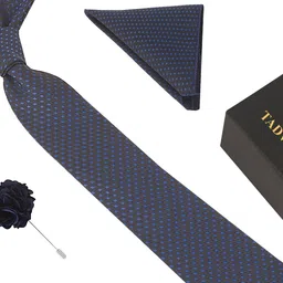 TADWILL Men Checked Broad Tie image 4