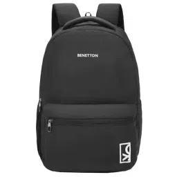 United Colors of Benetton Reuben 25 Ltrs Black Medium Backpack-image-55