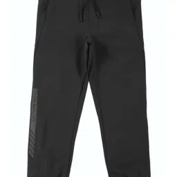 Peter England Kids Grey Cotton Printed Joggers-picture-42