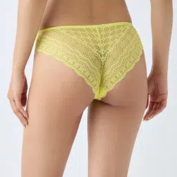 Wunderlove by Westside Lime Lace-Detail Briefs image 2