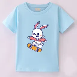 BLUSHES Kids Graphic Printed Round Neck Cotton T-shirt-picture-30