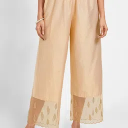 RANGMANCH BY PANTALOONS Women Straight Fit Parallel Trousers-image-85