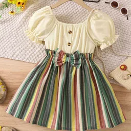 YK Colourblocked A-Line Dress-picture-19