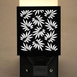 Gojeeva Brown Wood Square Wall Lamps-picture-38