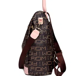 qblyn Shoulder Bag For Women Stylish Standard Backpack Purse, European And American Trend Backpack Fashion Backpack Girls College Bags image 5