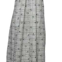 gsdh stores Pure Cotton Printed Nighty (2010 L) White image 1