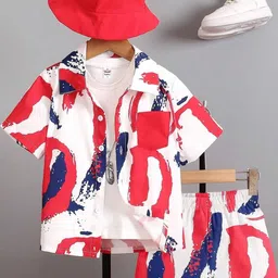 ALANTA Kids-Unisex Red Clothing Set-picture-11