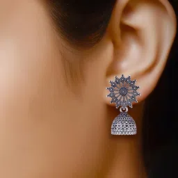 Sangria Silver-Plated Alloy Earrings-picture-12