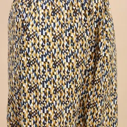 Kryptic Yellow & White Cotton Relaxed Fit Printed Lounge Pants - Pack of 2 image 3